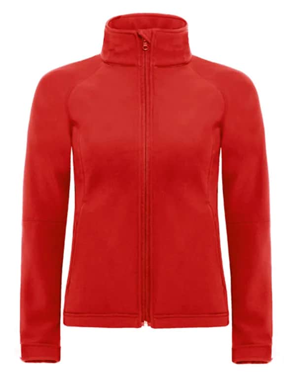 Women´s Hooded Softshell - Red