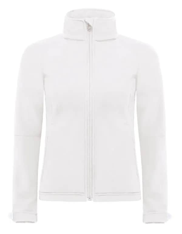 Women´s Hooded Softshell - White