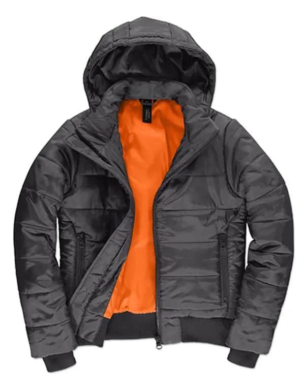 Women´s Jacket Superhood - Dark Grey (Solid)/Neon Orange