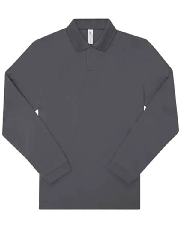 My Polo 180 Long Sleeve - Dark Grey (Solid)
