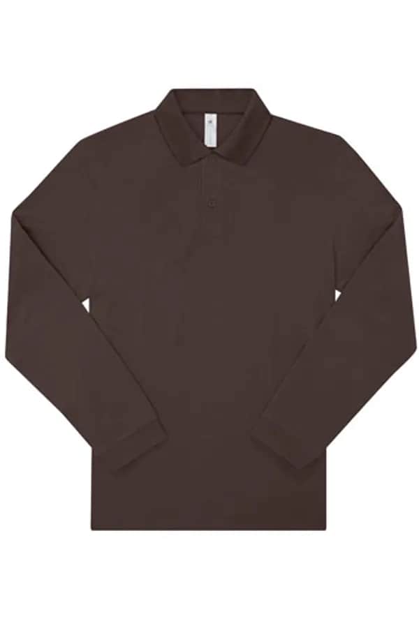 My Polo 180 Long Sleeve - Roasted Coffee