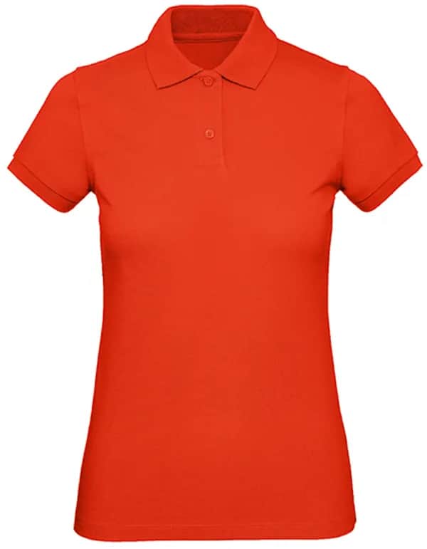 Inspire Polo /Women_° - Fire Red