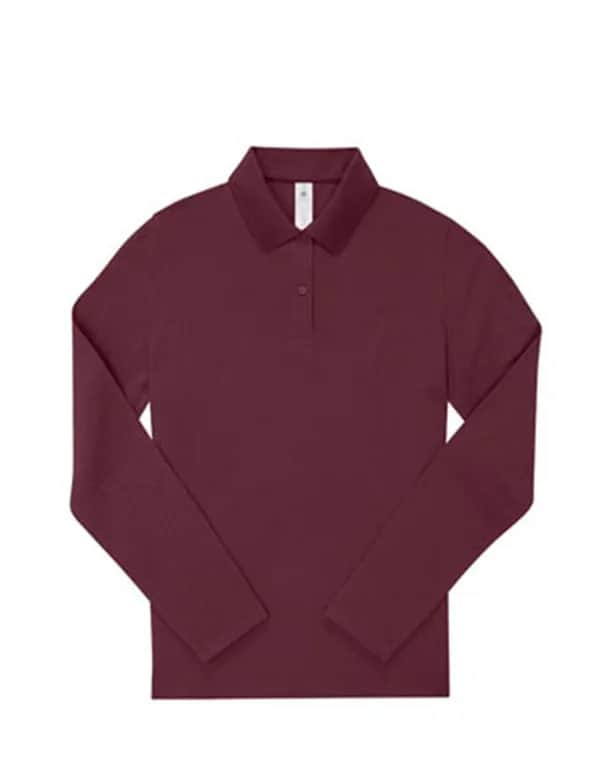 My Polo 180 Long Sleeve /Women - Burgundy