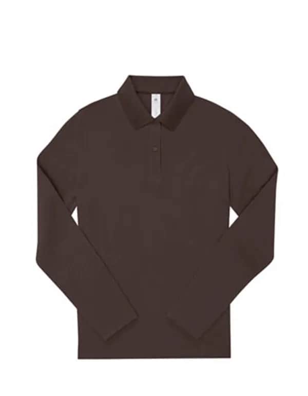 My Polo 180 Long Sleeve /Women - Roasted Coffee