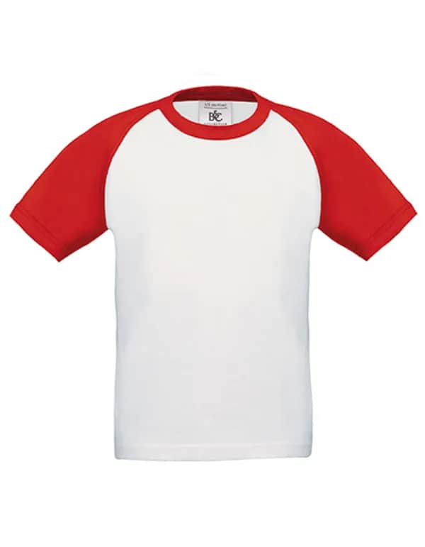 Kids´ T-Shirt Base-Ball - White/Red