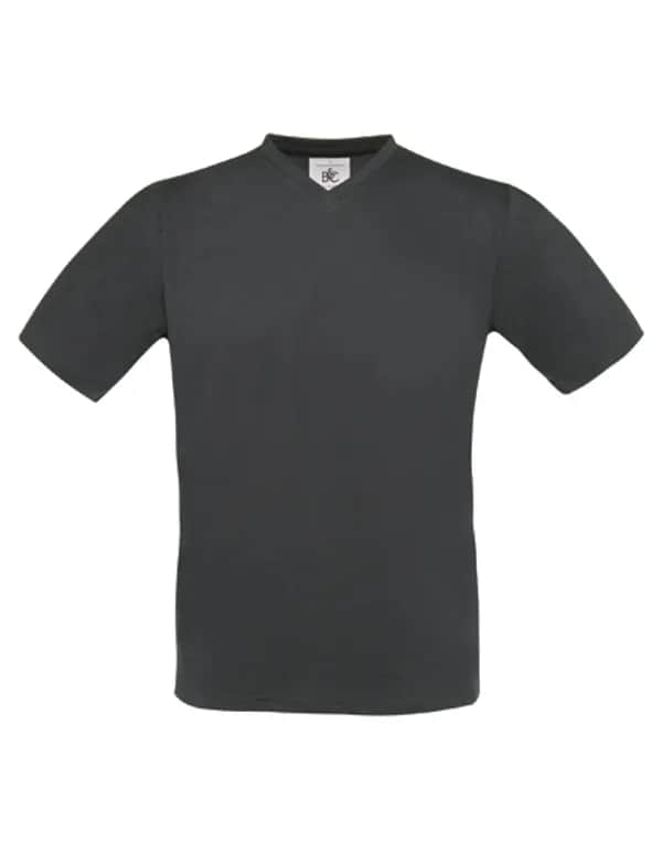 T-Shirt Exact V-Neck - Dark Grey (Solid)