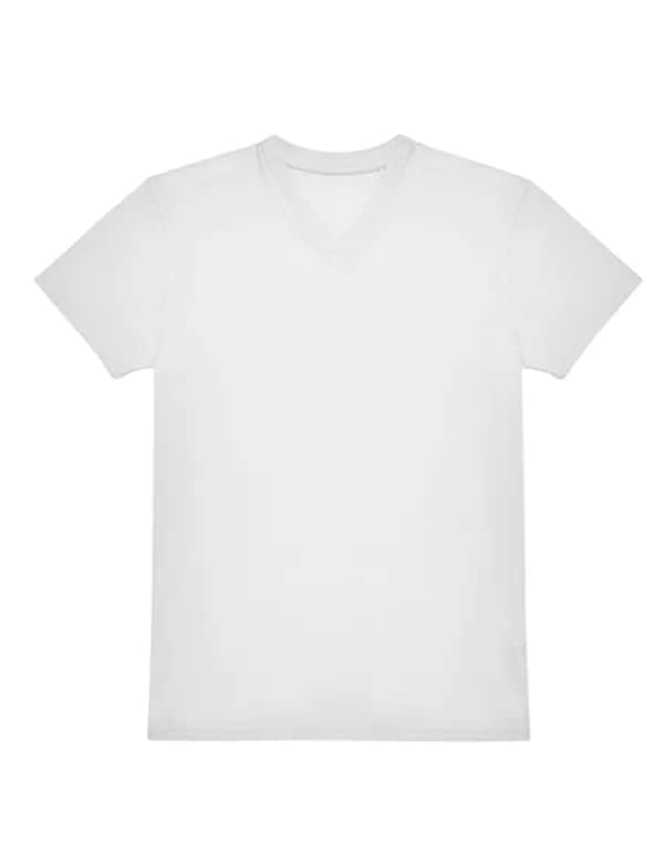 #E150 V T-Shirt - White
