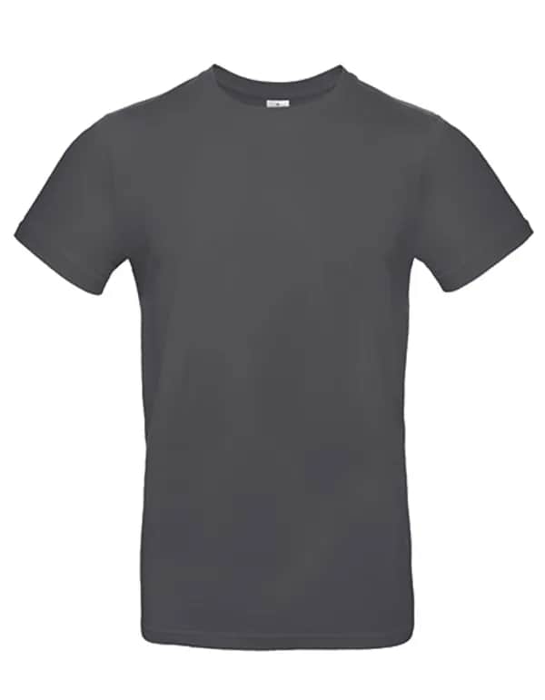 T-Shirt #E190 - Dark Grey (Solid)