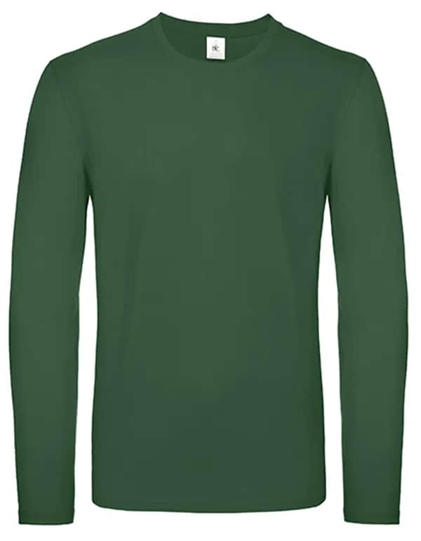 Men´s T-Shirt #E150 Long Sleeve - Bottle Green