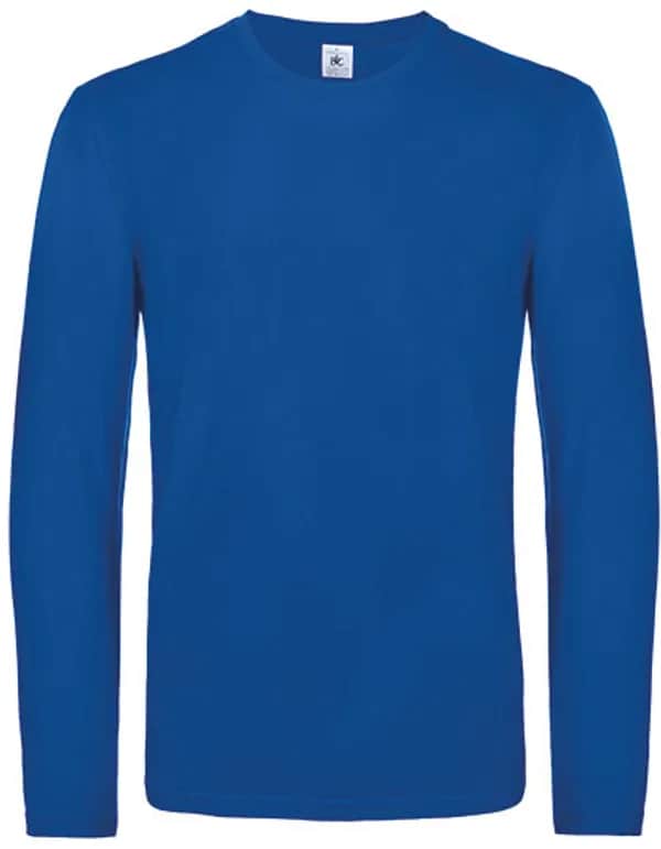 Men´s T-Shirt #E190 Long Sleeve - Royal Blue