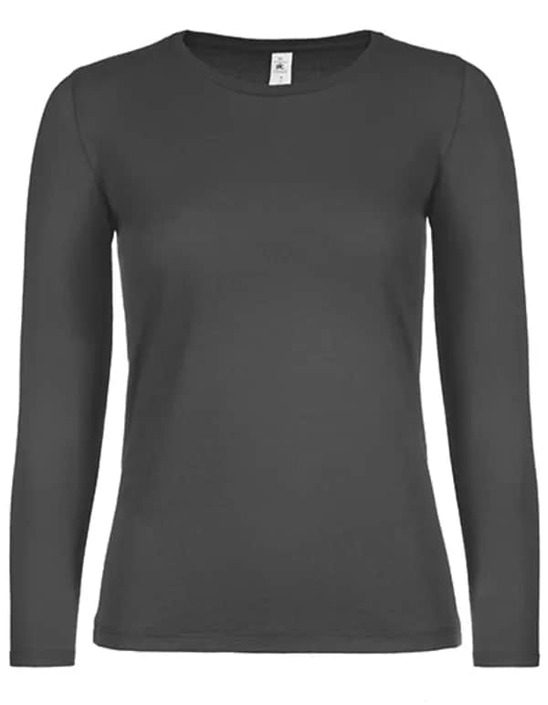 Women´s T-Shirt #E150 Long Sleeve - Bear Brown