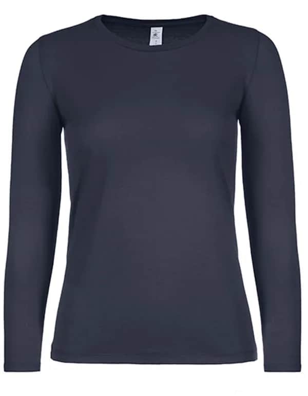 Women´s T-Shirt #E150 Long Sleeve - Navy