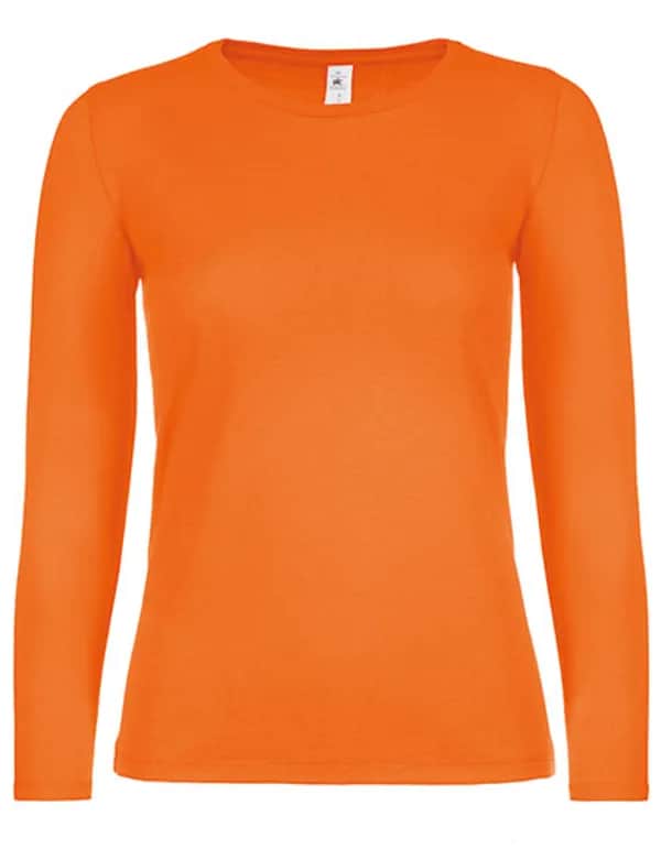 Women´s T-Shirt #E150 Long Sleeve - Orange