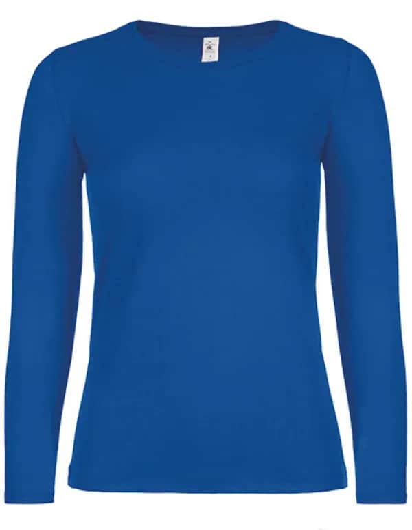 Women´s T-Shirt #E150 Long Sleeve - Royal Blue