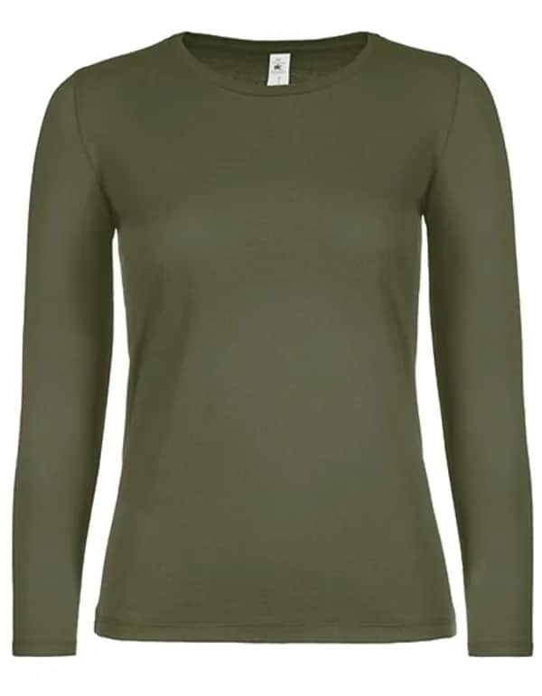 Women´s T-Shirt #E150 Long Sleeve - Urban Khaki