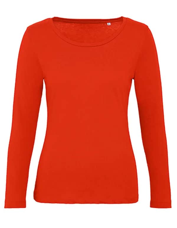 Inspire Long Sleeve T /Women_° - Fire Red
