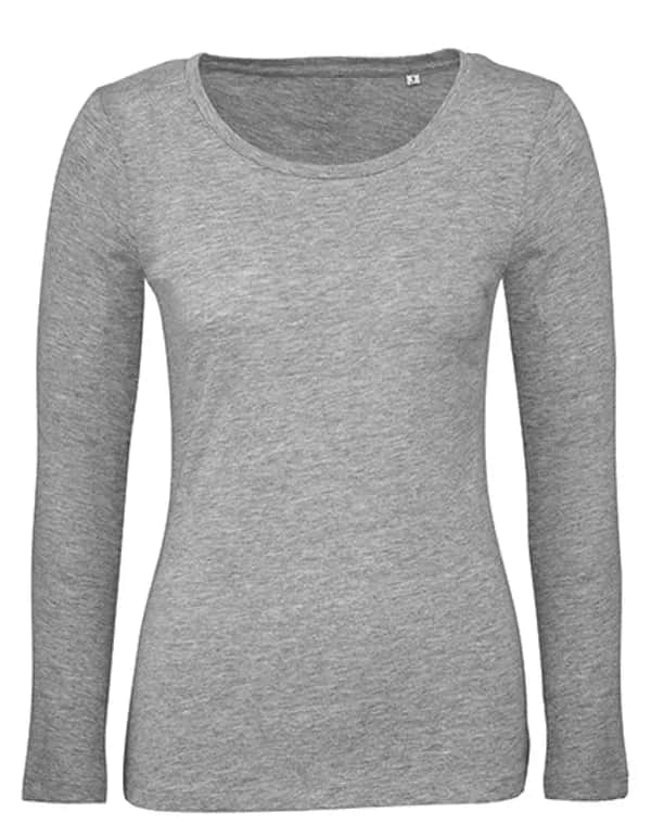 Inspire Long Sleeve T /Women_° - Sport Grey (Heather)