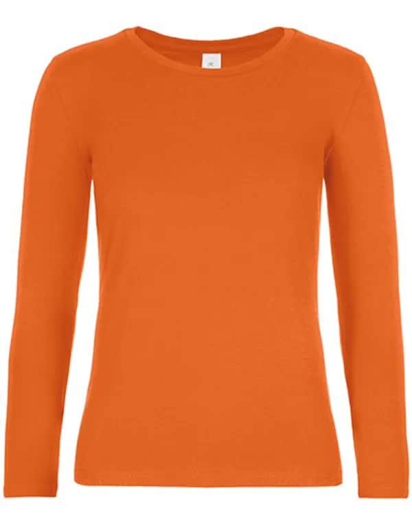 Women´s T-Shirt #E190 Long Sleeve - Urban Orange