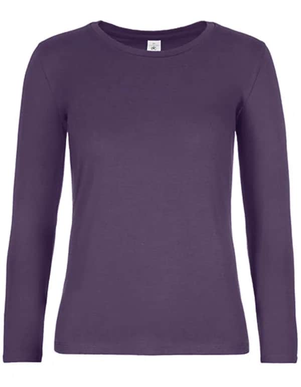Women´s T-Shirt #E190 Long Sleeve - Urban Purple