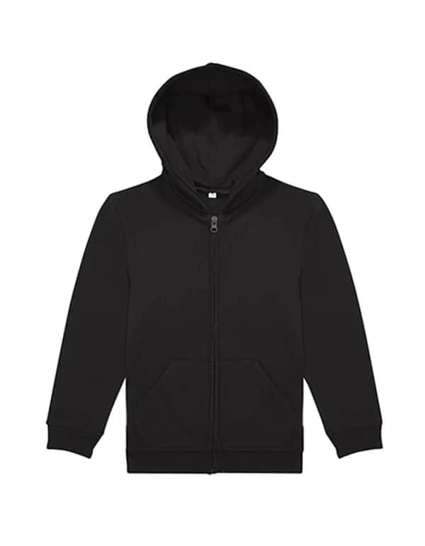 Kids ID.334 Zip Hood - Black
