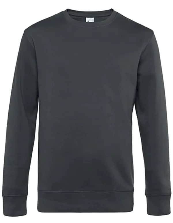 KING Crew Neck Sweat_° - Asphalt