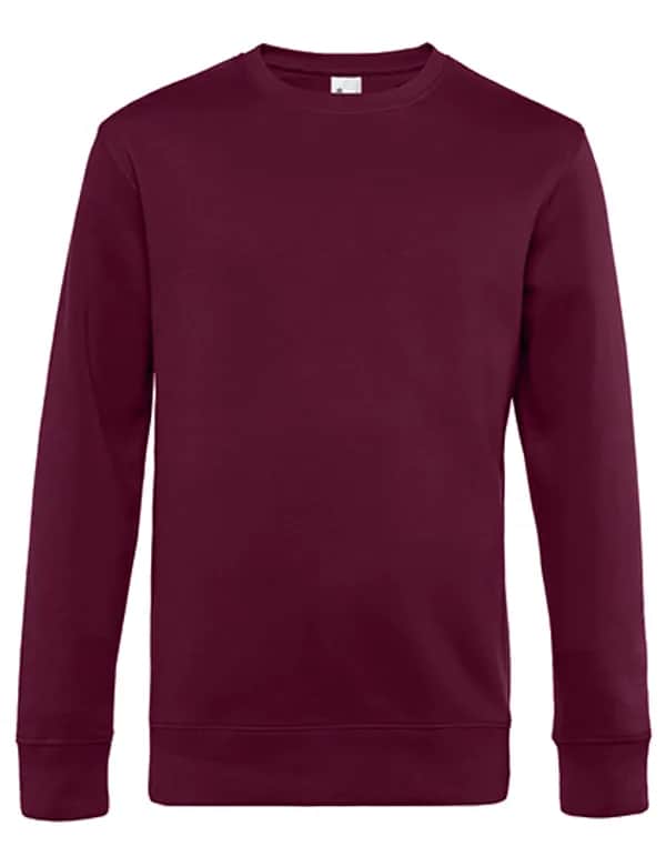 KING Crew Neck Sweat_° - Dark Cherry