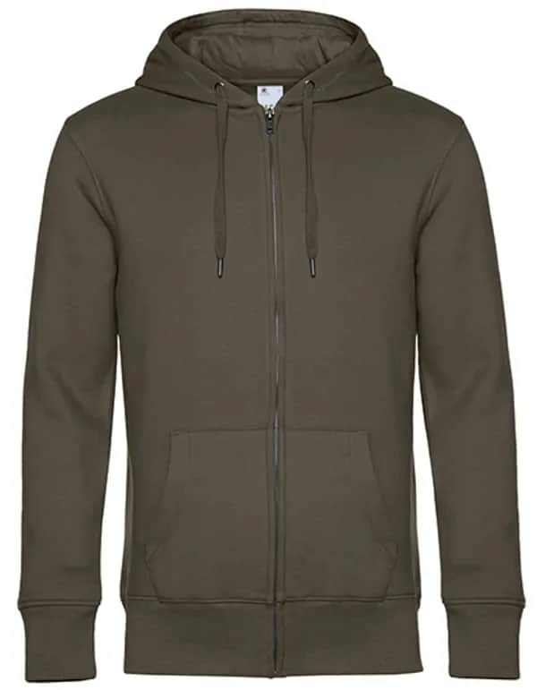 KING Zipped Hood Jacket_° - Khaki