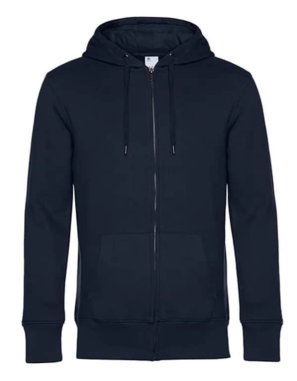 KING Zipped Hood Jacket_° - Navy Blue