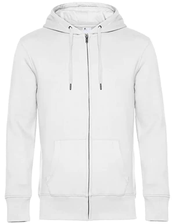 KING Zipped Hood Jacket_° - White