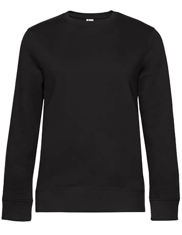QUEEN Crew Neck Sweat_° - Black Pure