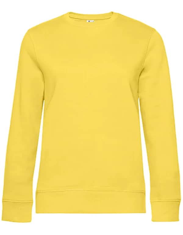 QUEEN Crew Neck Sweat_° - Yellow Fizz