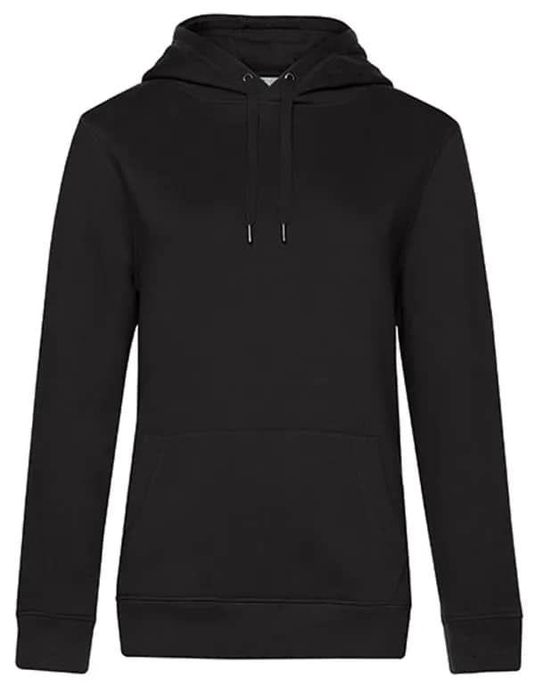 QUEEN Hooded Sweat_° - Black Pure