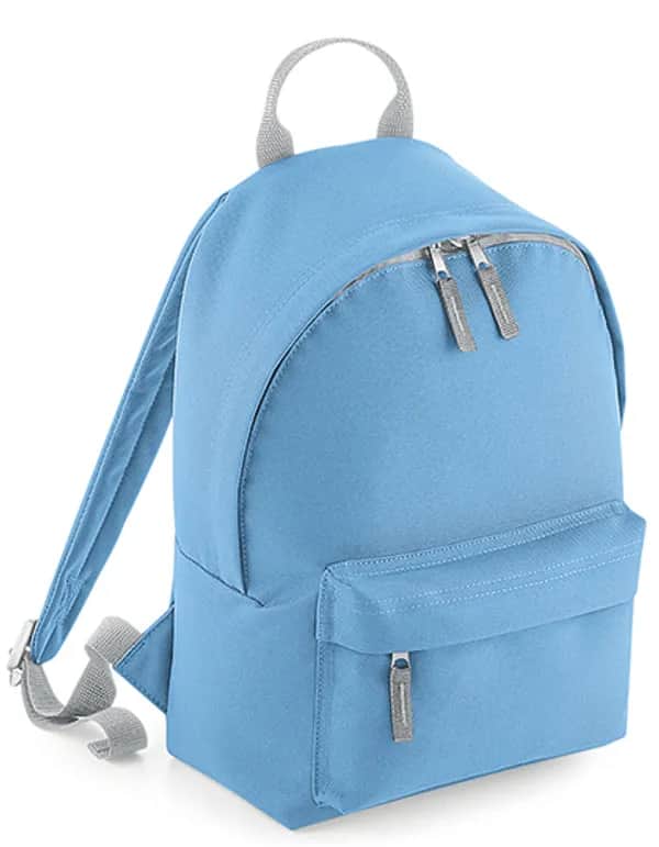 Mini Fashion Backpack - Sky Blue/Light Grey