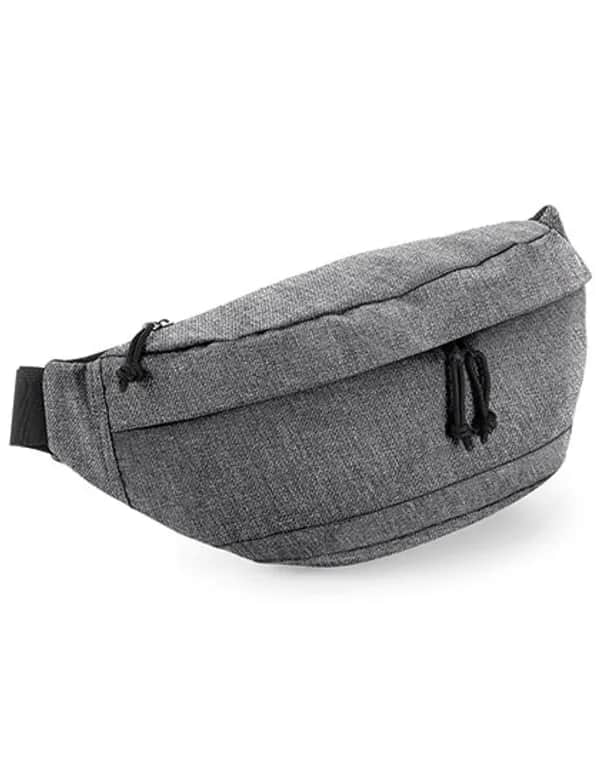 Oversized Cross Body Bag - Grey Marl