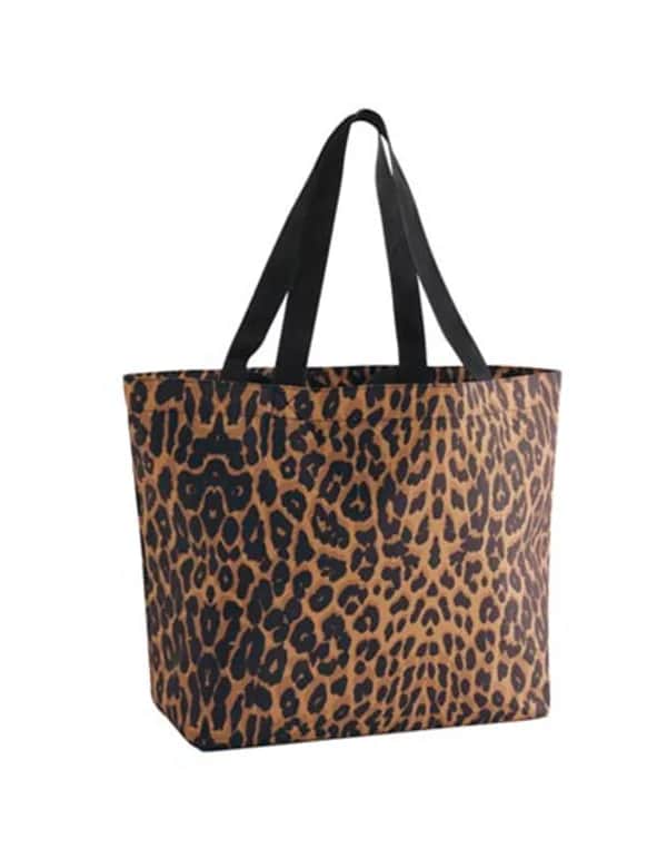Leopard Print Carryall Bag - Leopard Print