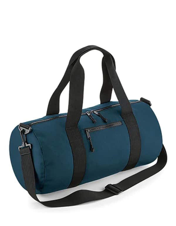 Recycled Barrel Bag - Petrol