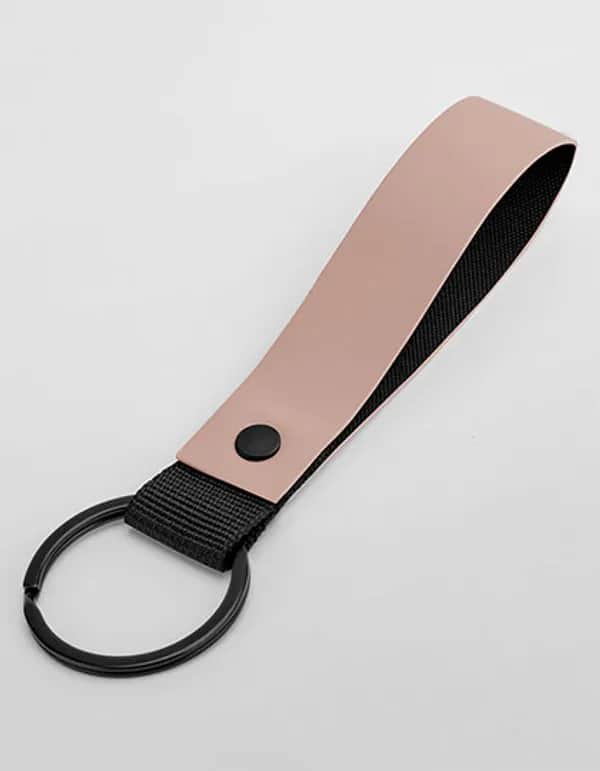 Matte PU Keyring - Nude Pink