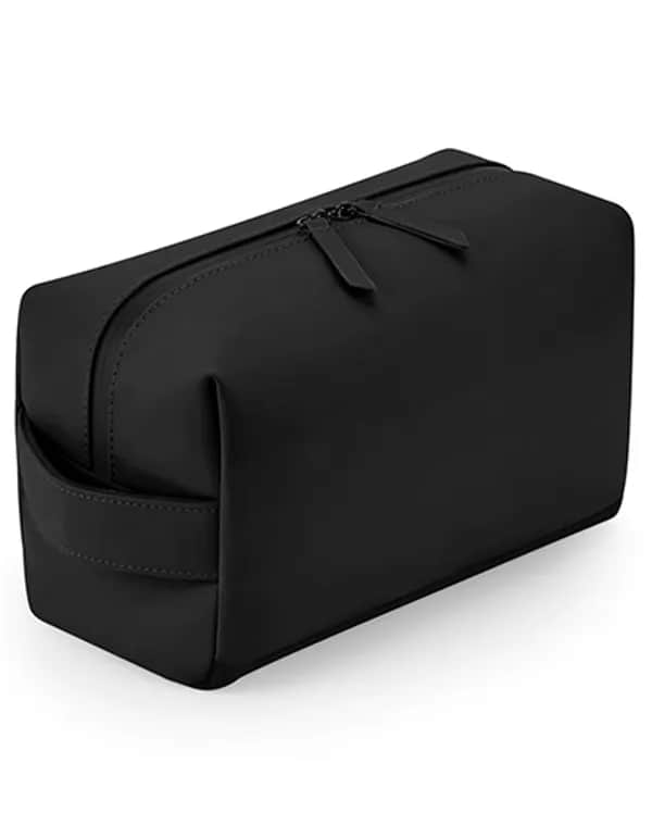 Matte PU Toiletry/ Accessory Case - Black