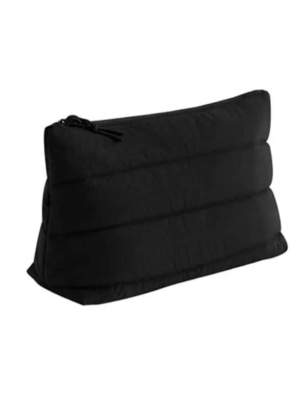 Quilted Accessory Case - Black
