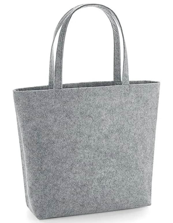 Felt Shopper - Grey Melange