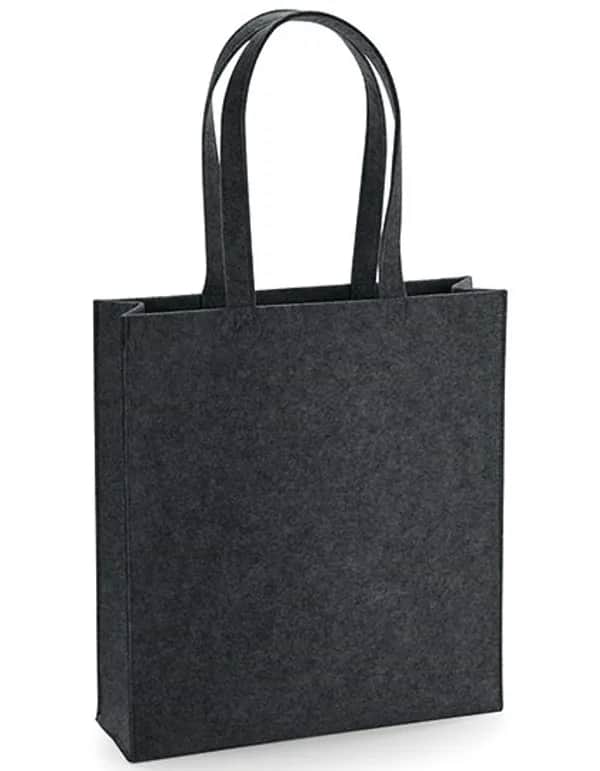 Felt Bag - Charcoal Melange