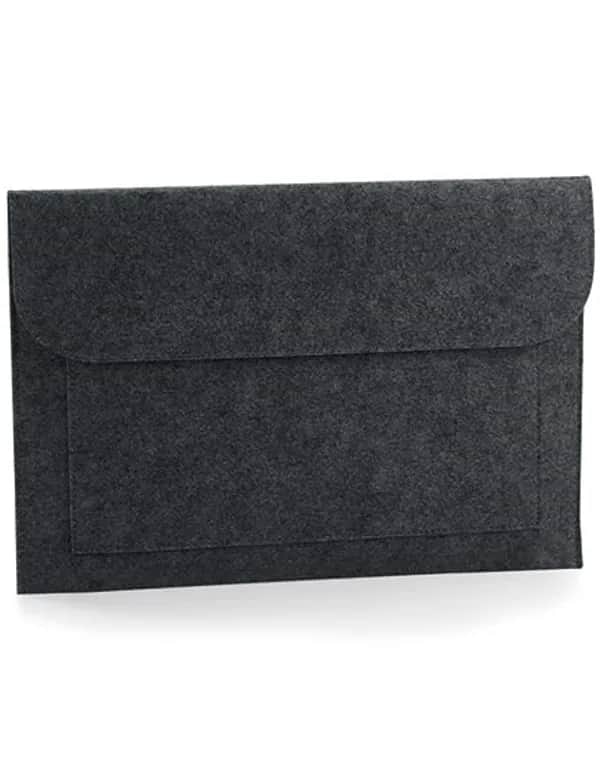 Felt Laptop / Document Slip - Charcoal Melange