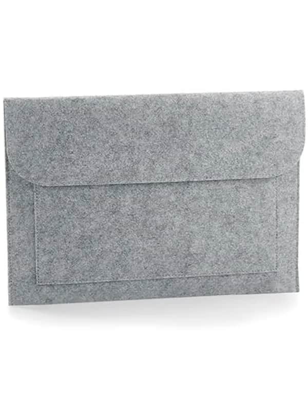 Felt Laptop / Document Slip - Grey Melange