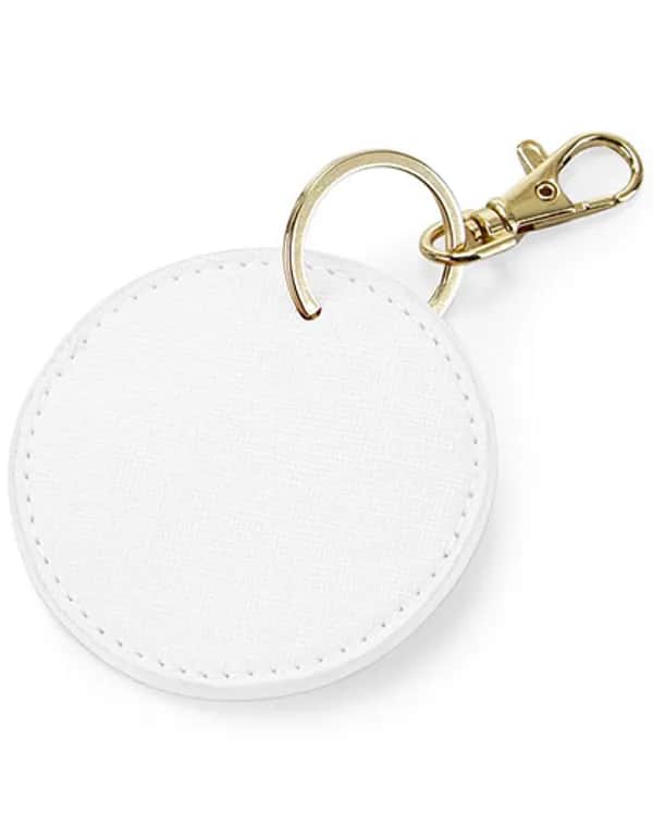 Boutique Circular Key Clip - Soft White