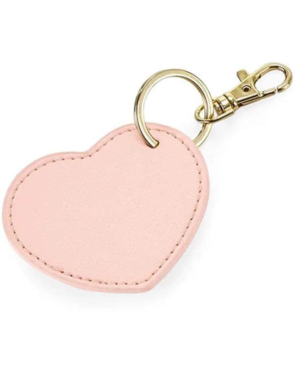 Boutique Heart Key Clip - Soft Pink
