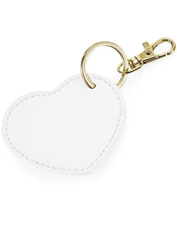 Boutique Heart Key Clip - Soft White