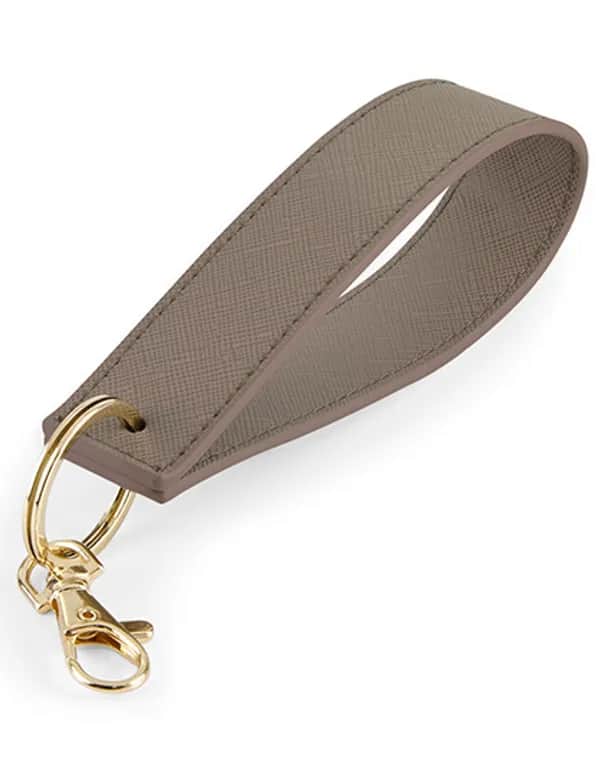 Boutique Wristlet Keyring - Taupe