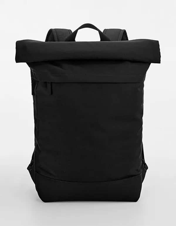 Simplicity Roll-Top Backpack - Black