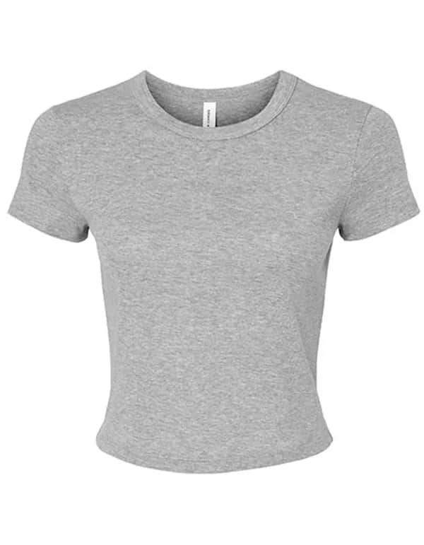 Women´s Micro Rib Baby Tee - Athletic Heather