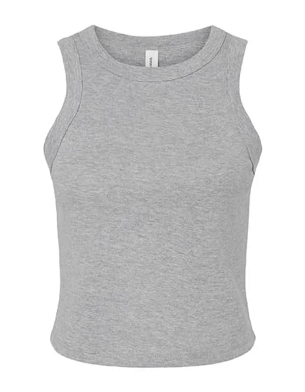 Women´s Micro Rib Racer Tank - Athletic Heather